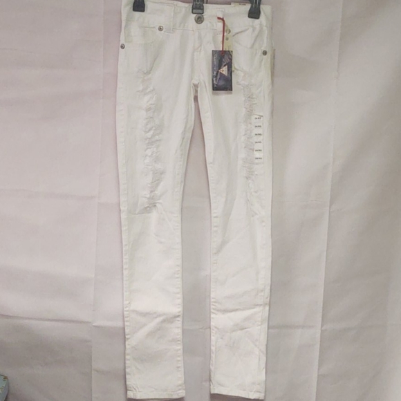 Guess Daredevil Skinny white destroyed jea… - Picture 4 of 16